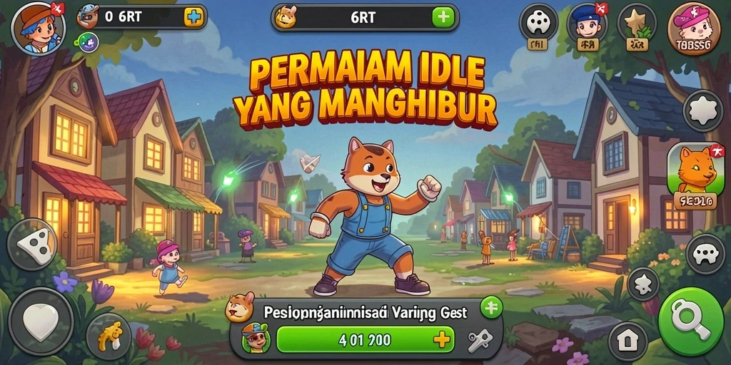 Menampilkan gameplay 6RT yang menyenangkan dan interaktif.