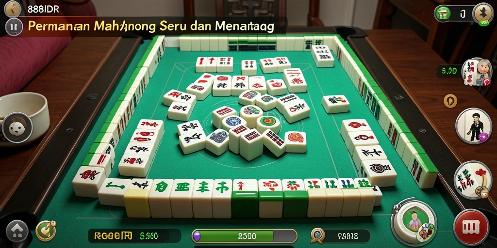 Screenshot gameplay <strong>888IDR</strong> menampilkan suasana seru dan tantangan Mahjong.