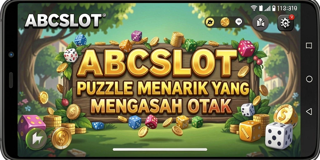 Tampilan gameplay seru dalam game puzzle ABCSLOT.