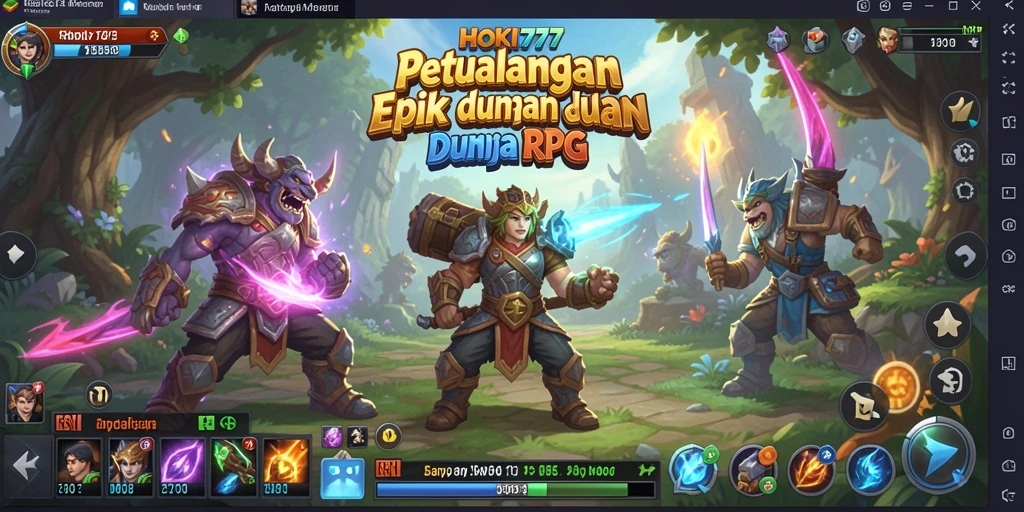Tampilan gameplay HOKI777 yang menarik dan mendalam.