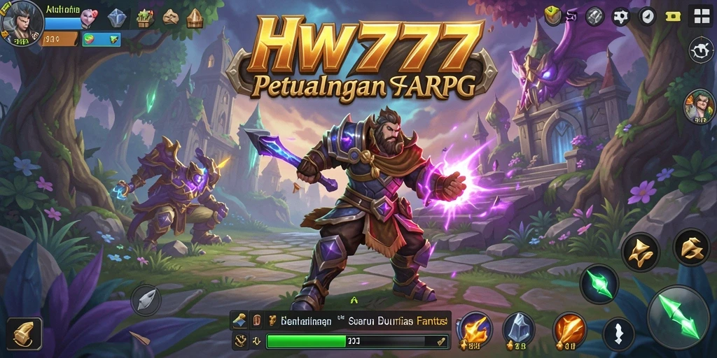 Tampilan menarik dari gameplay HW777 dengan aksi petualangan yang mendebarkan.