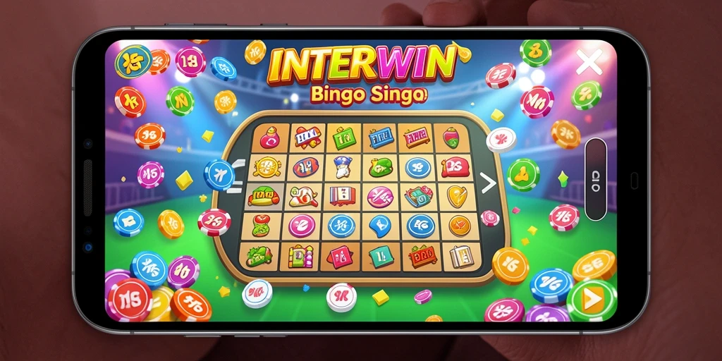 Tampilan gameplay Bingo yang seru di INTERWIN.