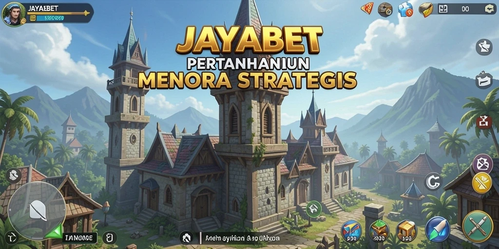 Screenshot utama JAYABET menampilkan aksi seru dalam gameplay Tower Defense.