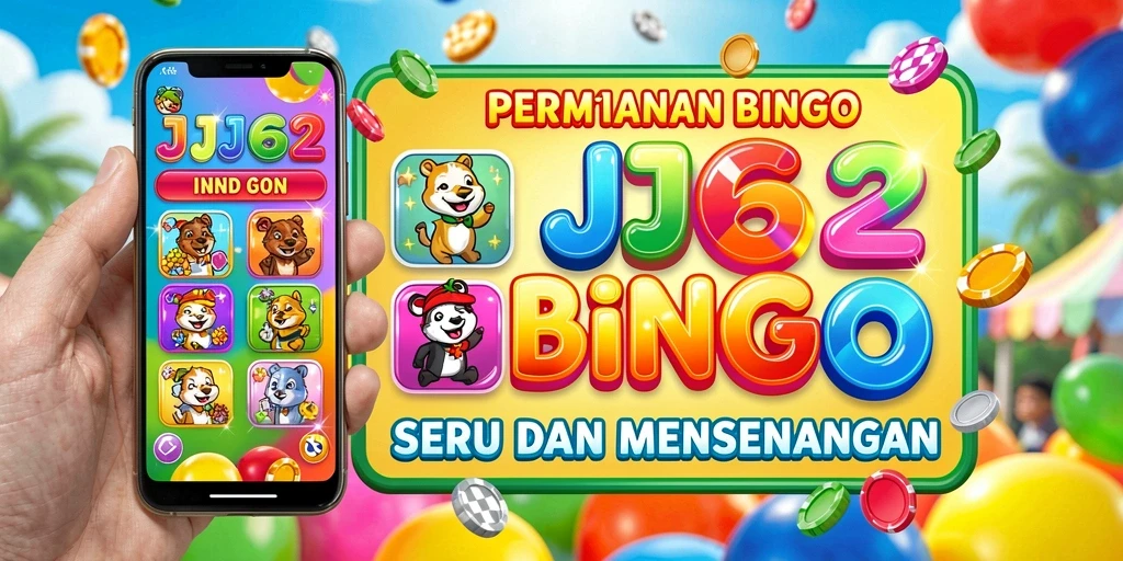 Screenshot JJ62 menunjukkan aksi permainan Bingo yang seru dan interaktif.