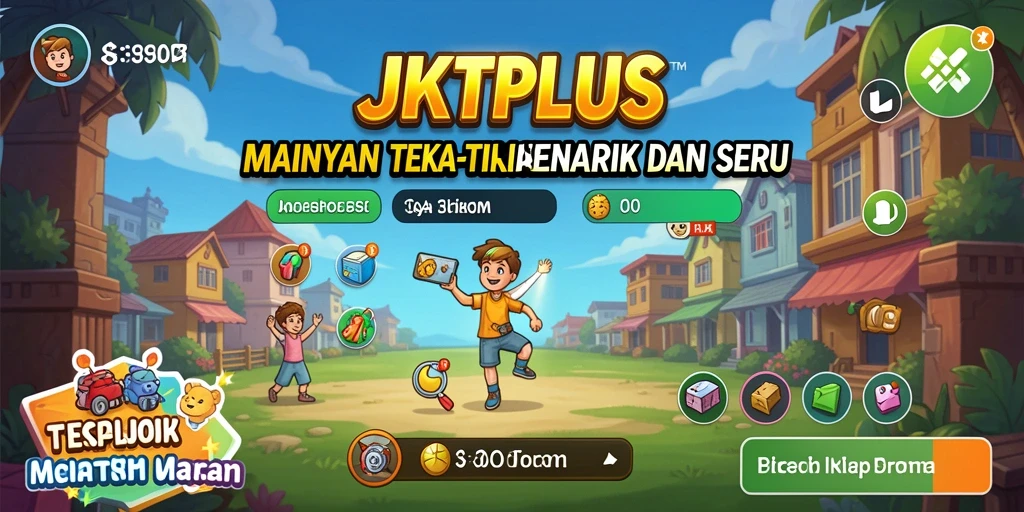 Gameplay JKTPLUS yang menantang dan penuh warna.