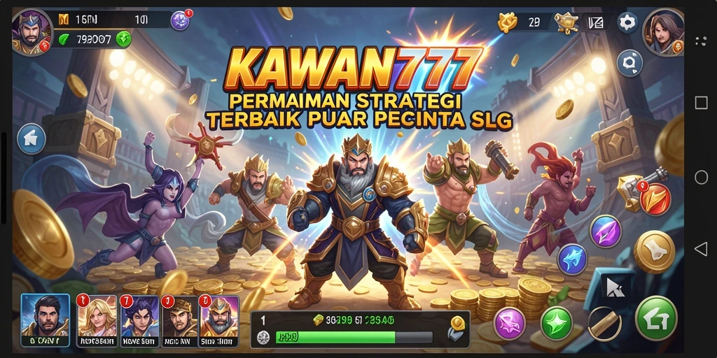 Tangkapan layar gameplay KAWAN777 yang mendebarkan dan penuh strategi.
