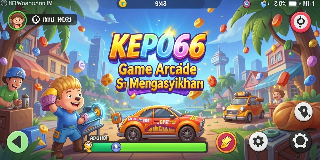 Gameplay KEPO66 menampilkan aksi cepat dan tantangan seru dalam permainan arcade.