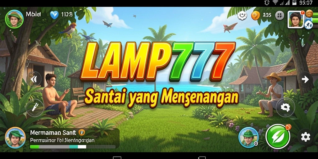 Tangkapan layar LAMPU777 menampilkan pengalaman gameplay yang ceria dan menarik.