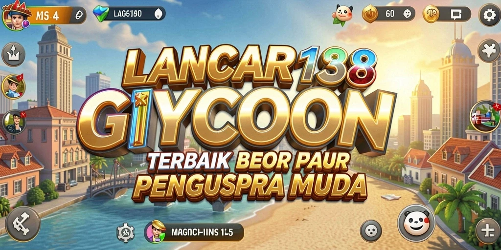 Screenshot utama LANCAR138 menampilkan gameplay Tycoon yang mendebarkan.