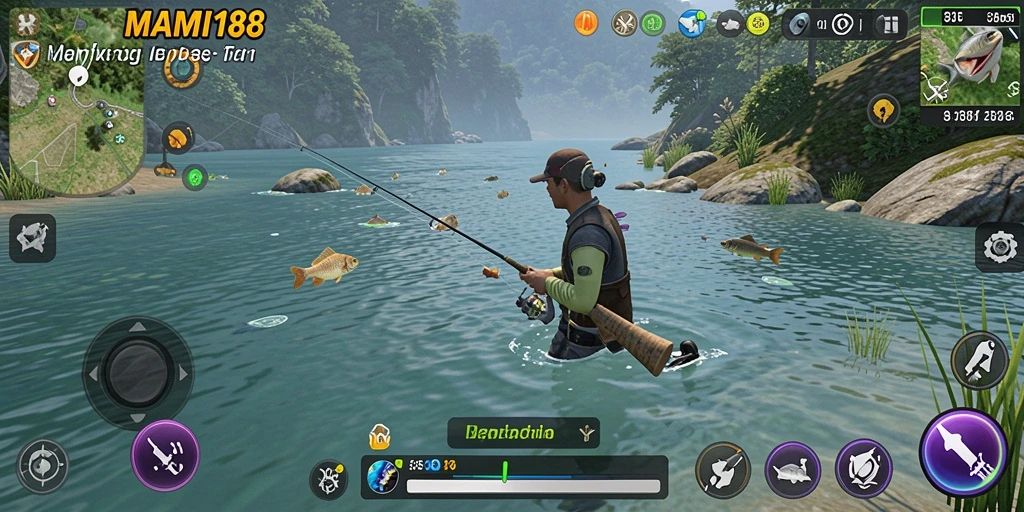 Tangkapan ikan yang menakjubkan dalam gameplay MAMI188.