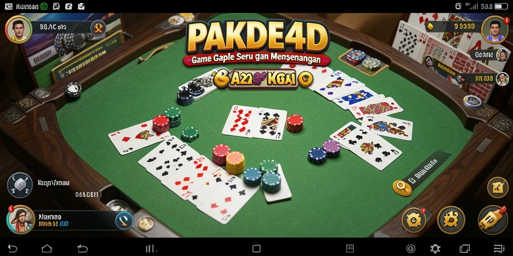 Gameplay seru PAKDE4D dengan tampilan yang menarik.