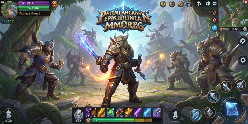 Screenshot gameplay <strong>SVIP10</strong> dengan petualangan dunia fantasi yang menarik.