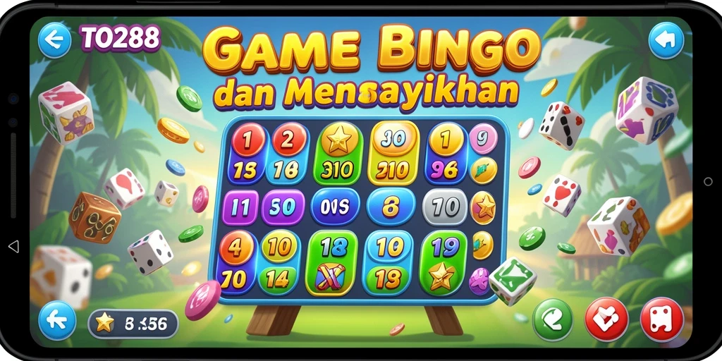 Screenshot TO288 menampilkan gameplay Bingo yang seru dan mengasyikkan.
