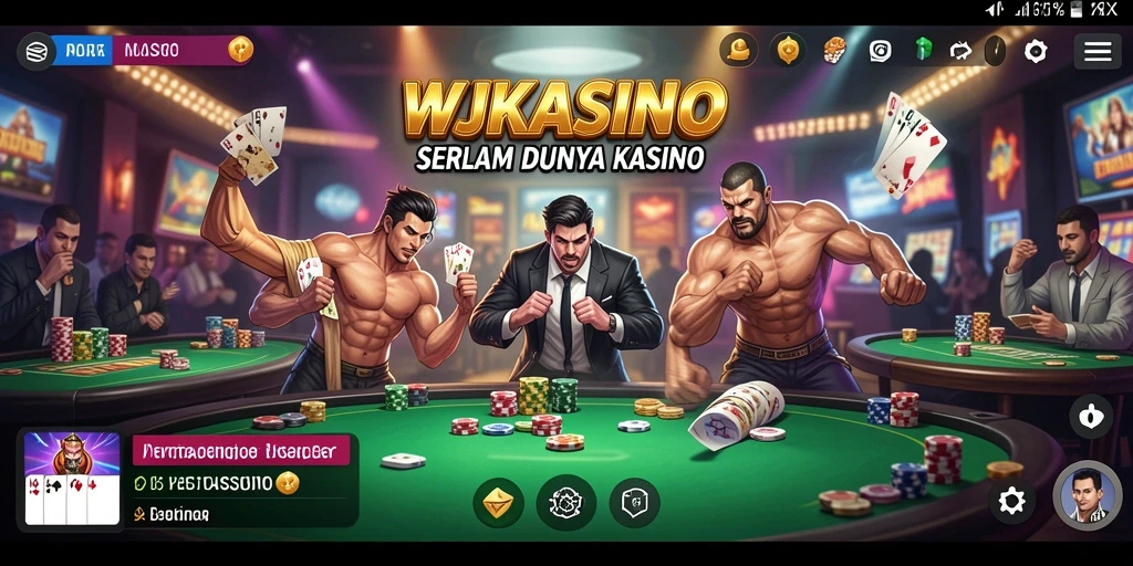 Tampilan pertarungan seru dalam WJKASINO dengan karakter yang dinamis.